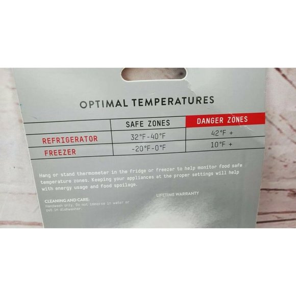 Taylor Precision Large Dial Fridge/Freezer Thermometer, Made for Durability - Picture 6 of 9